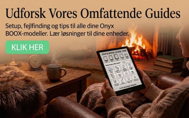eBookReader Onyx BOOX danske guides